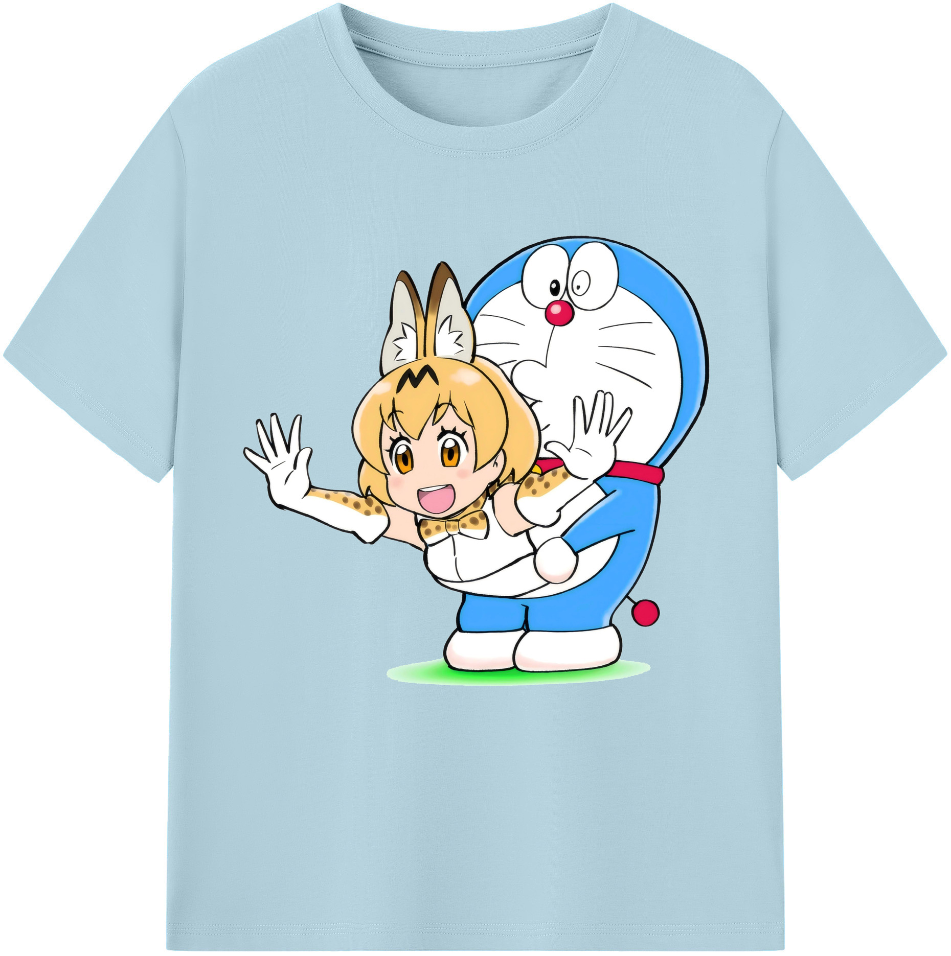 （画像用） ドラえもん Doraemon 綿100％半袖Tシャツ（フロントプリント）
